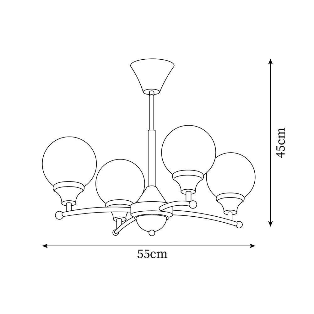 Sciolari Chandelier Vintage Wood Glass - Letslighting