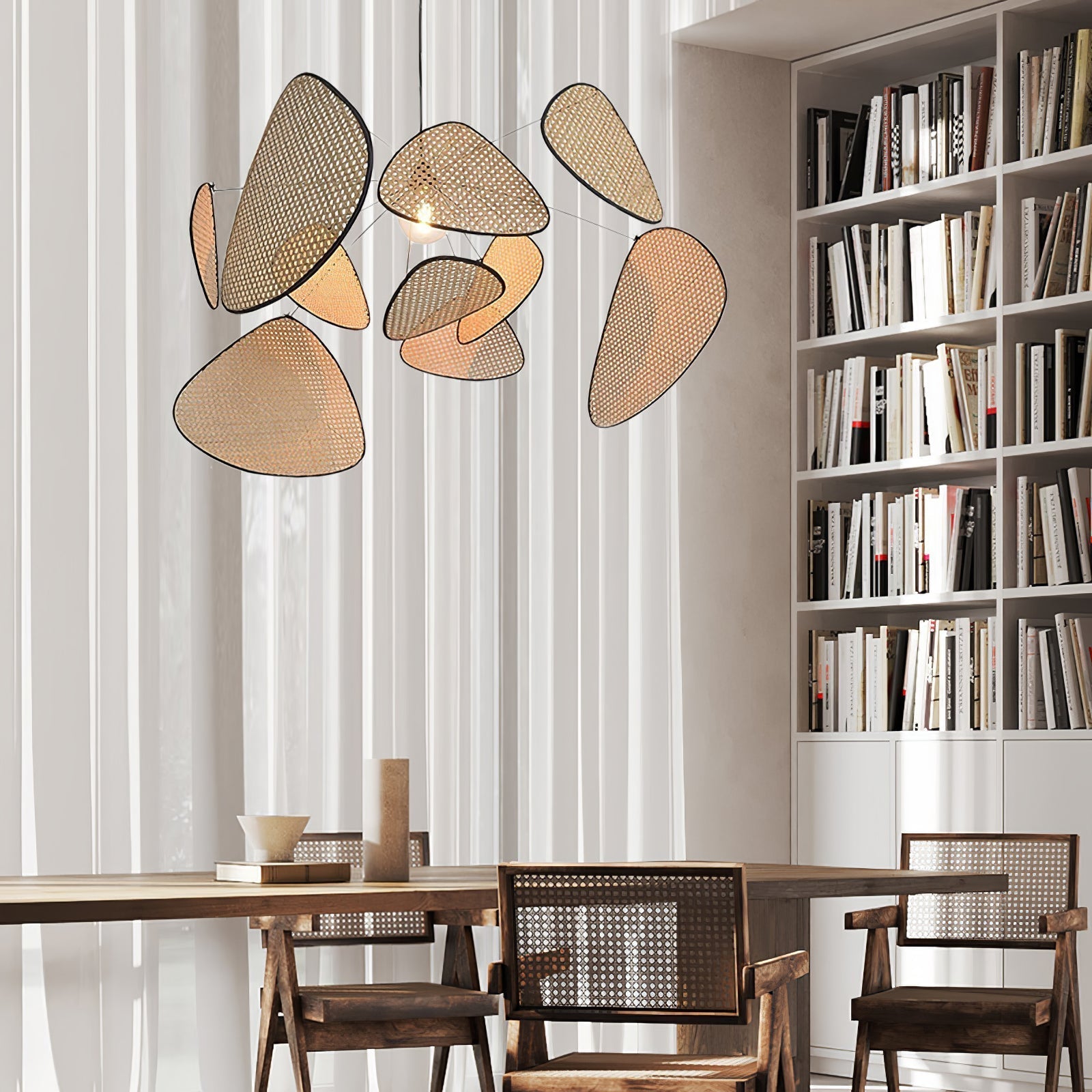 Screen Cannage Pendant Swag Light - Blowlighting