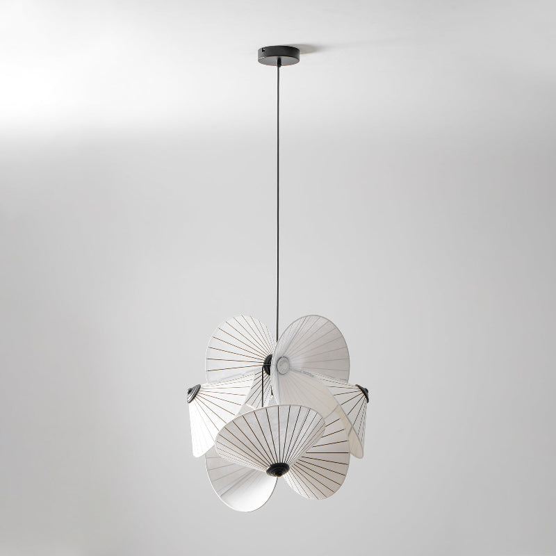 Zerinarae Individual Creativity Metal Fabric Pendant Light - Lamp Copper