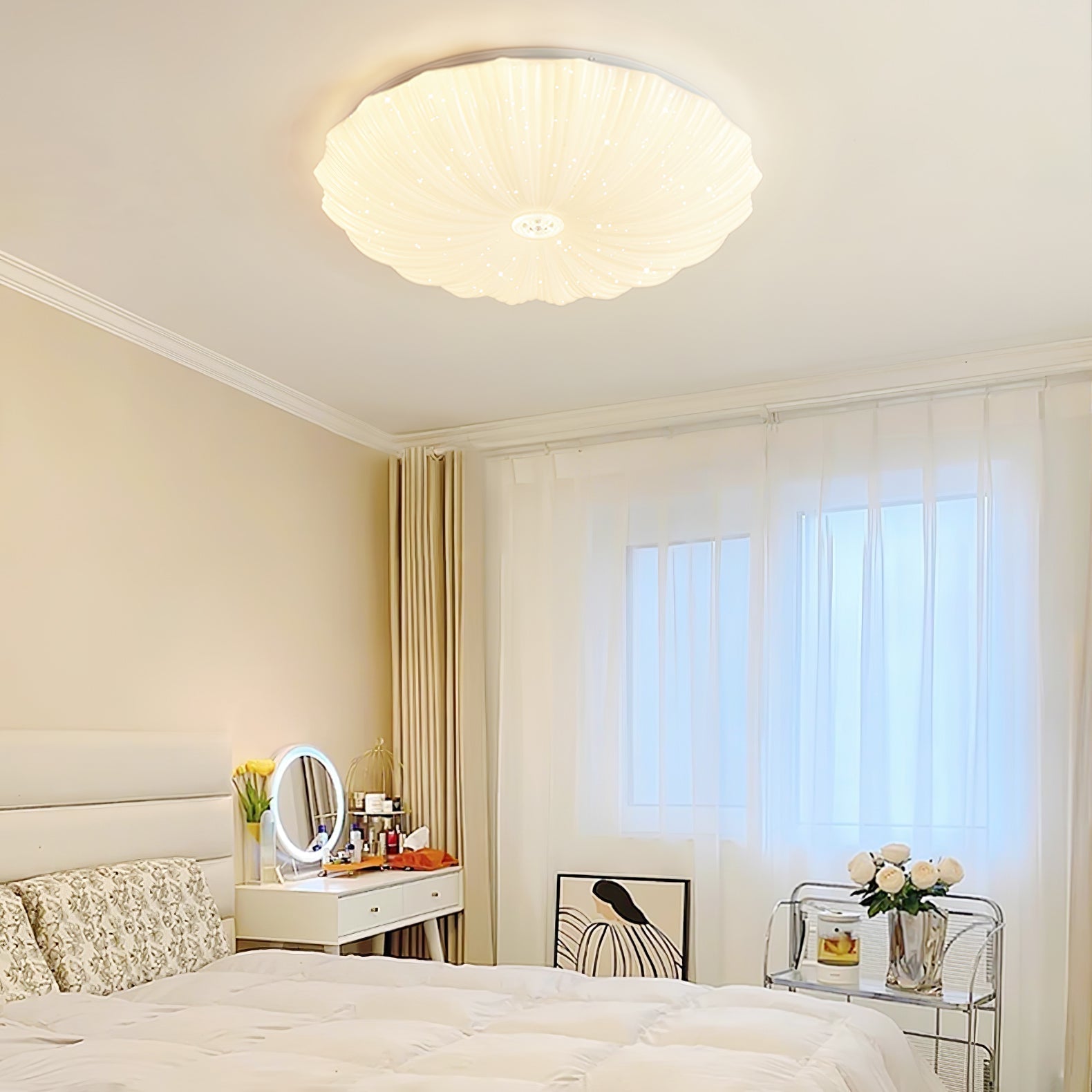 Acrylic Shell Round Ceiling Lamp - Blowlighting