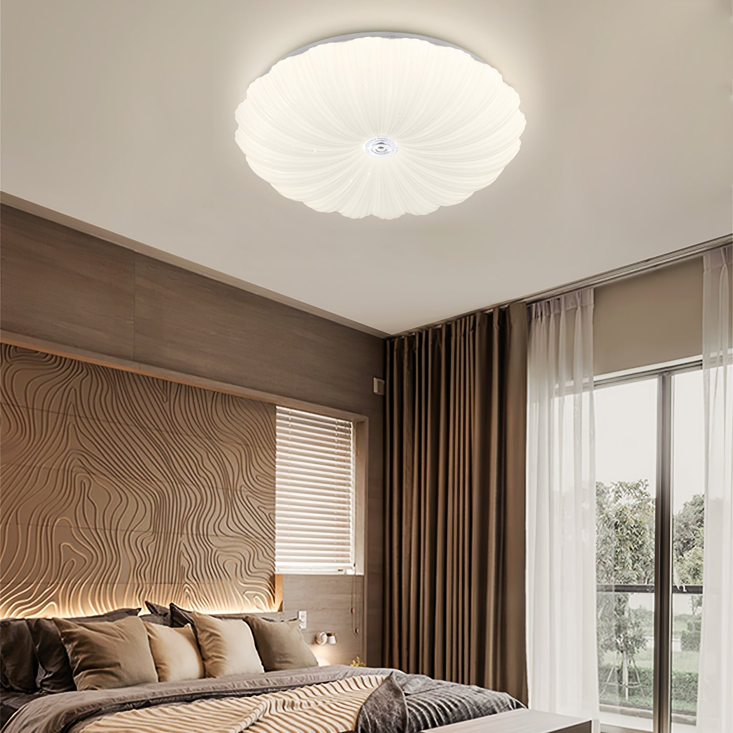 Acrylic Shell Round Ceiling Lamp - Blowlighting