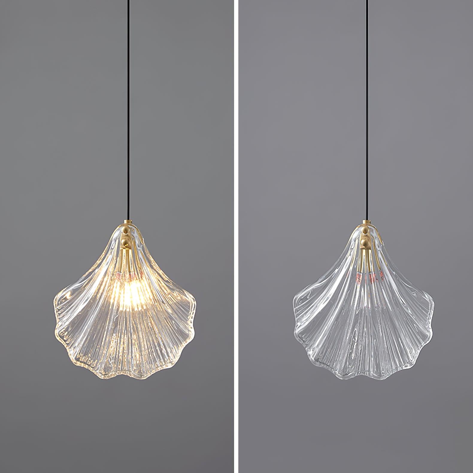 Shell Mini Pendant Swag Light - Blowlighting