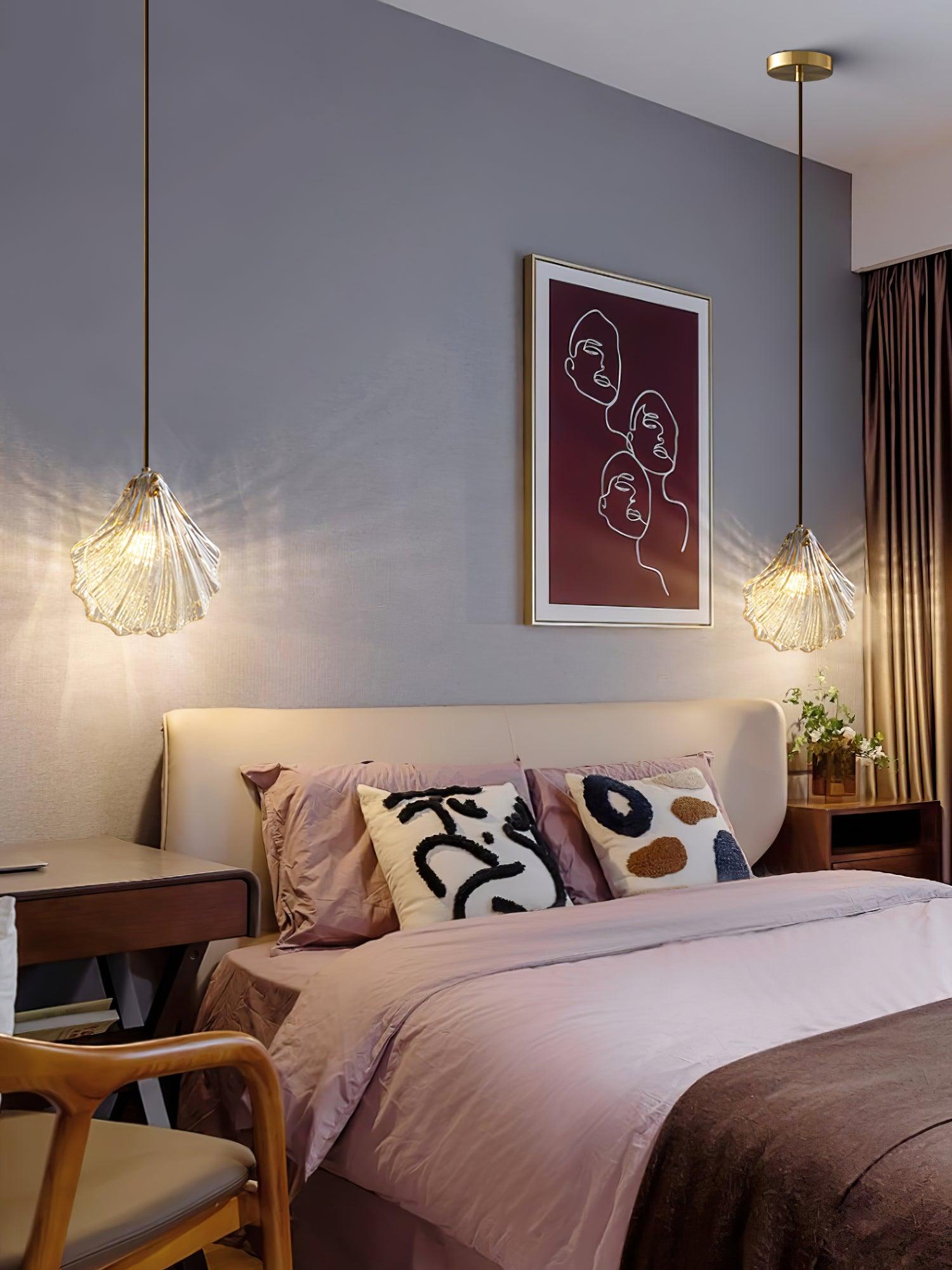 Shell Mini Pendant Swag Light - Blowlighting