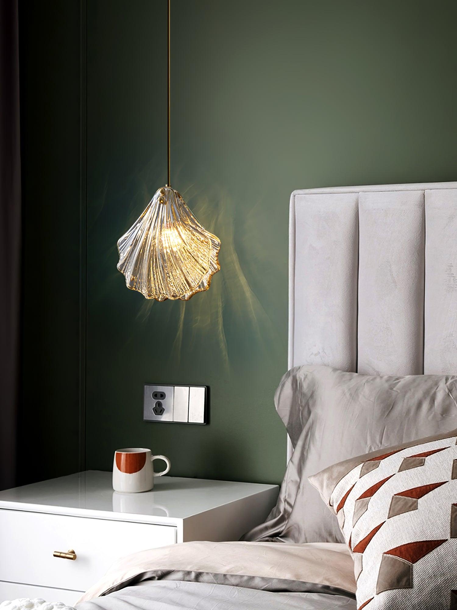 Shell Mini Pendant Swag Light - Blowlighting
