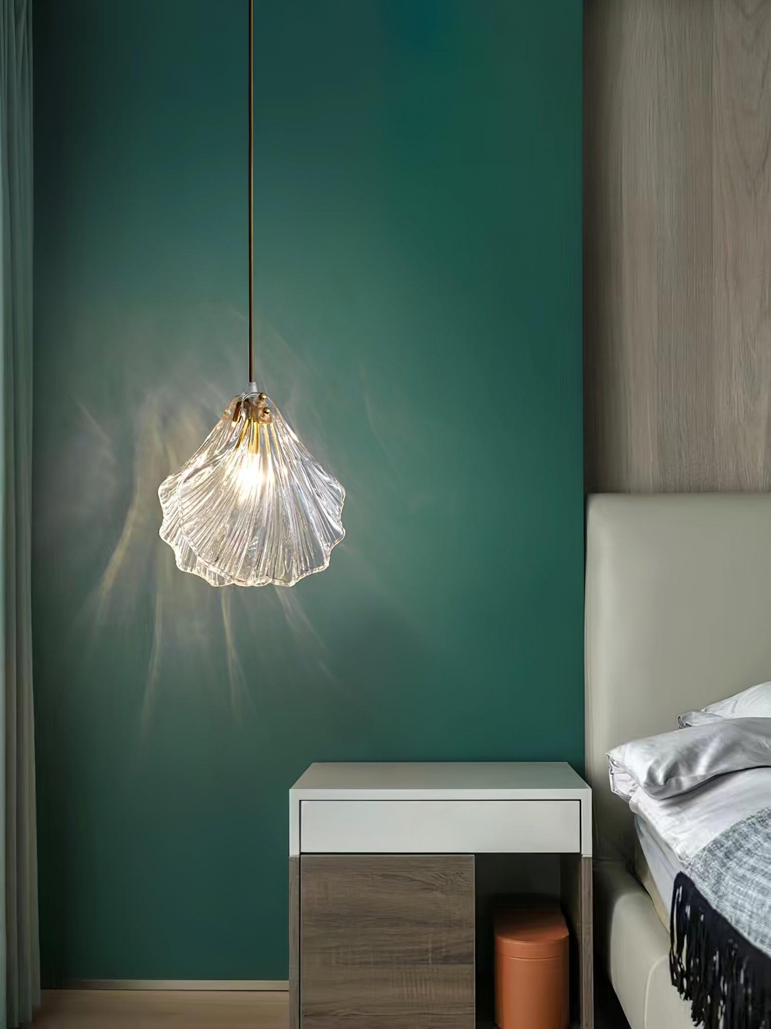 Shell Mini Pendant Swag Light - Blowlighting