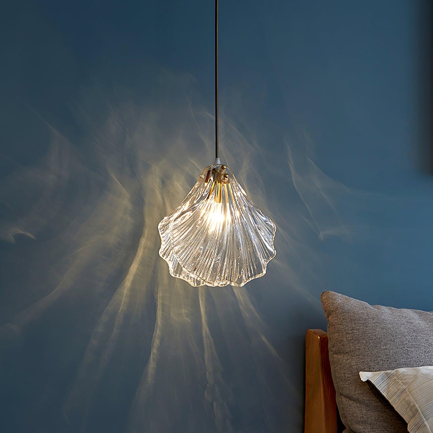 Shell Mini Pendant Swag Light - Blowlighting