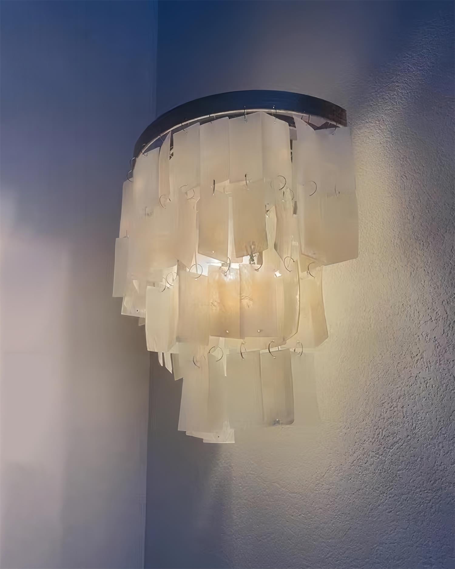 Shell Wall Lamp Tiered Cascading - Letslighting