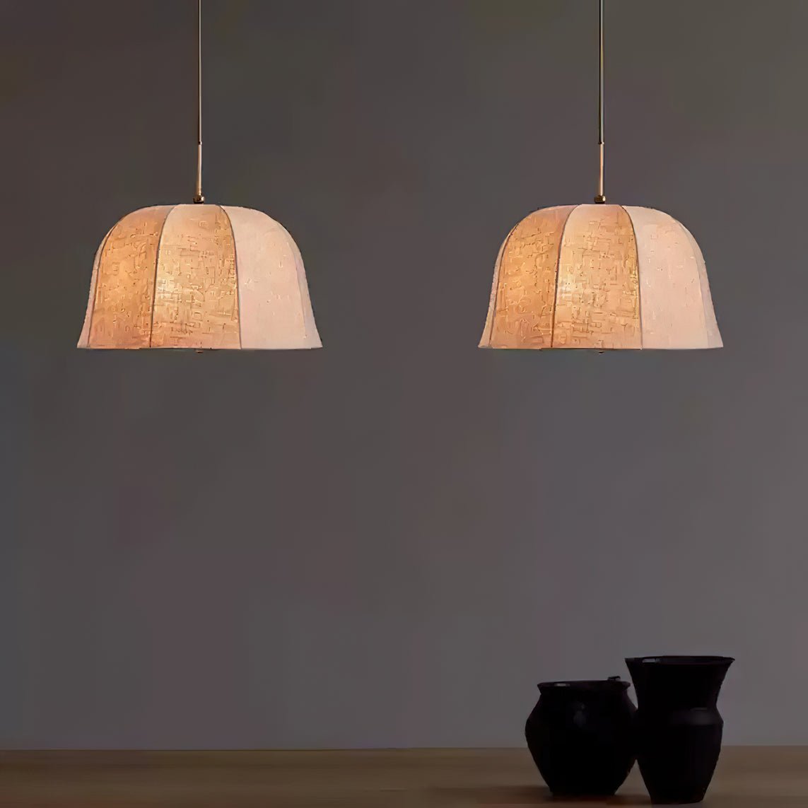 Sienna Linen Pendant Lamp - Blowlighting