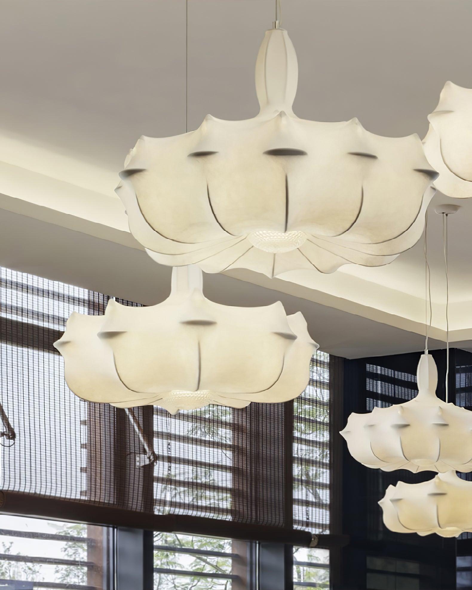 Marcel Chandelier Cocoon Resin Crystal Glow - Letslighting
