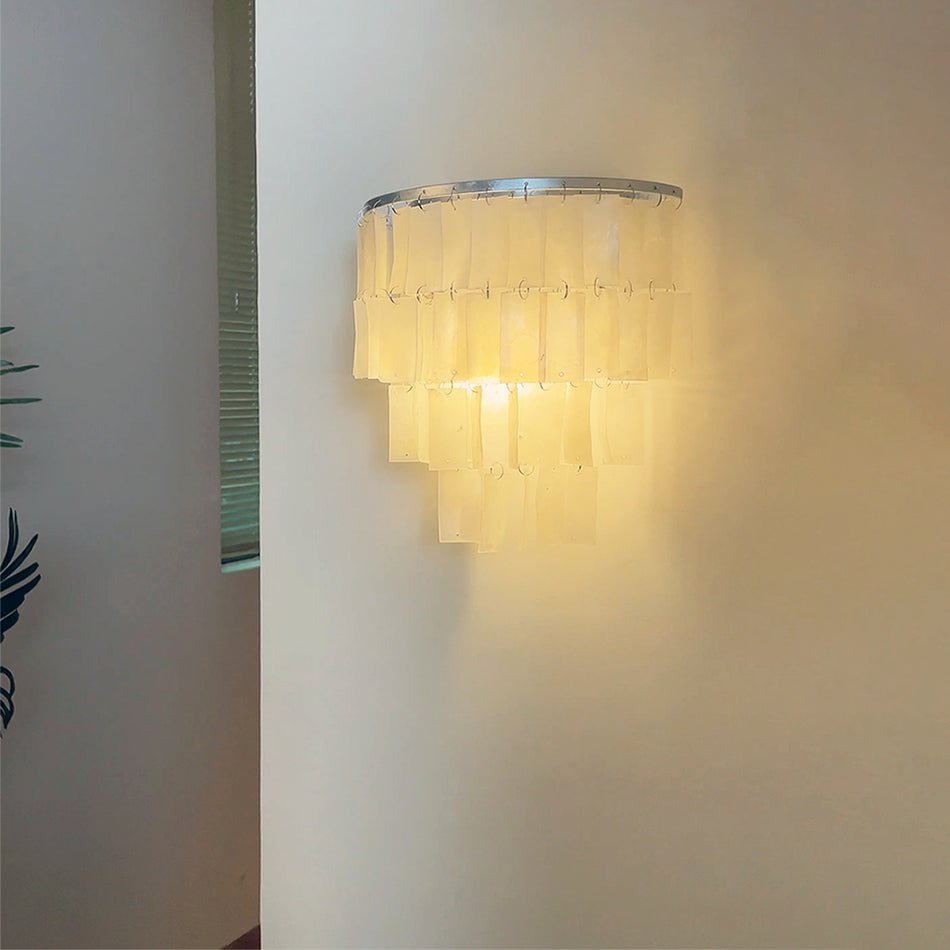 Skye Shell Tiered Wall Lamp - Blowlighting