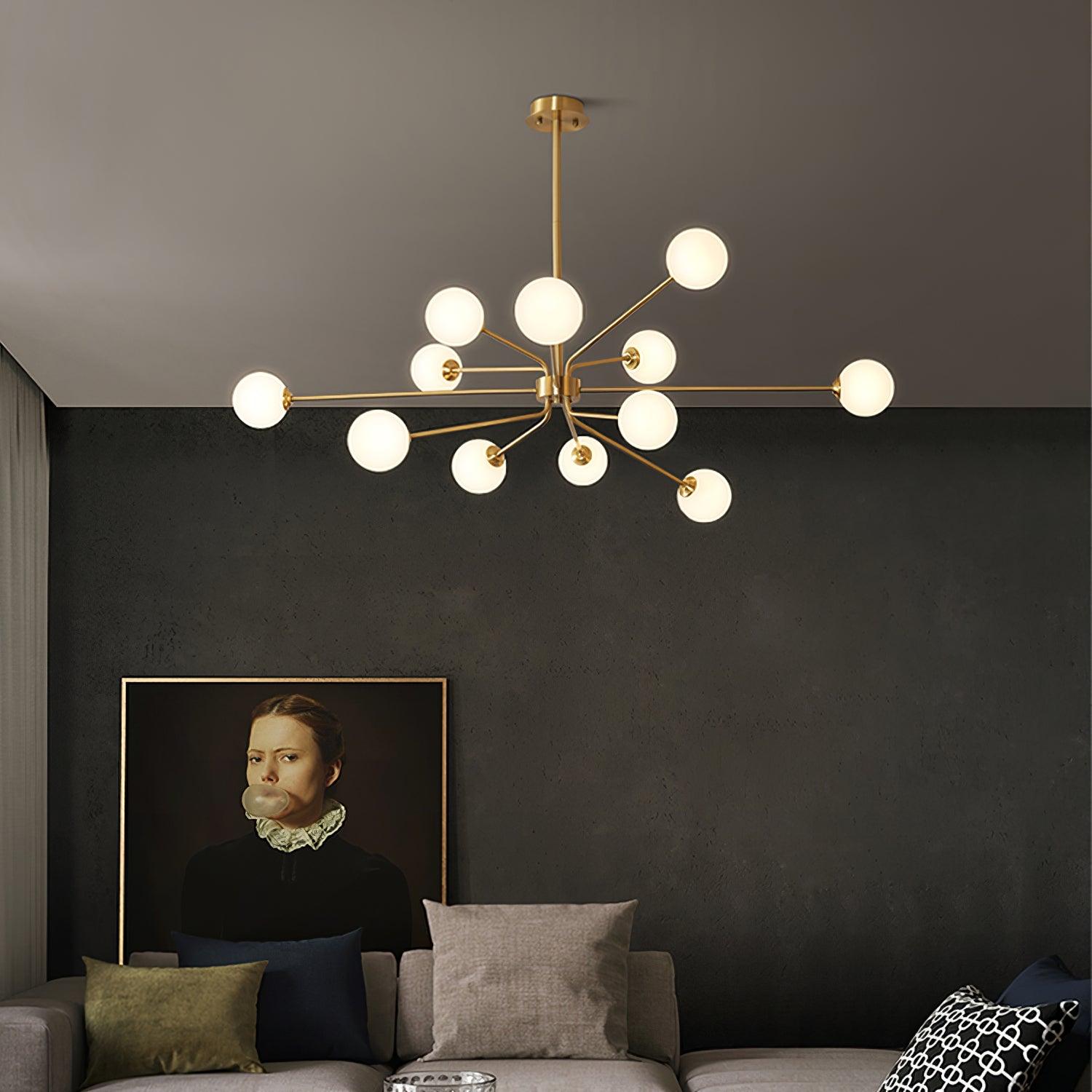 Solara Chandelier Arm Multi-Globe - Letslighting