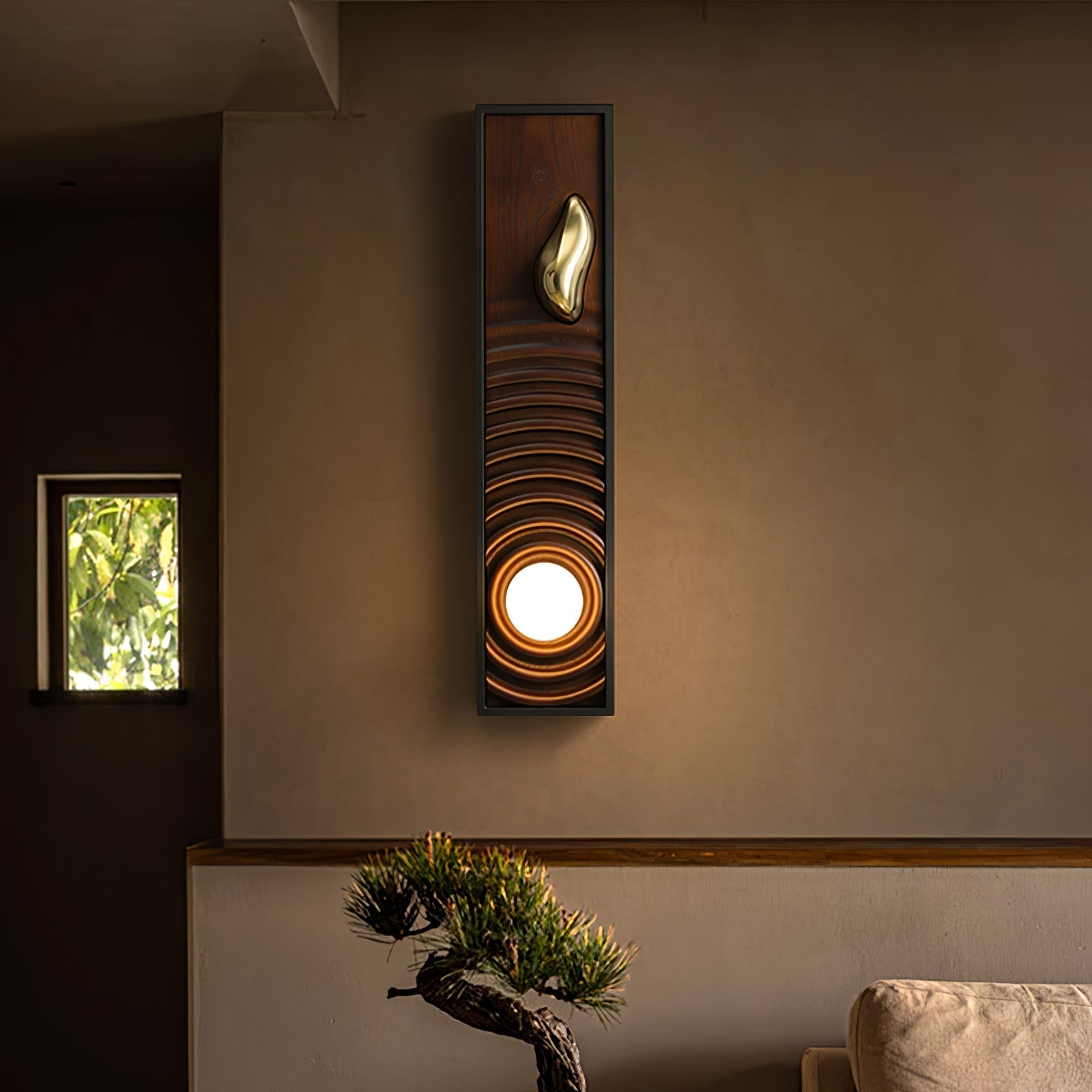 Caleb Vintage Wood Wall Lamp - Blowlighting
