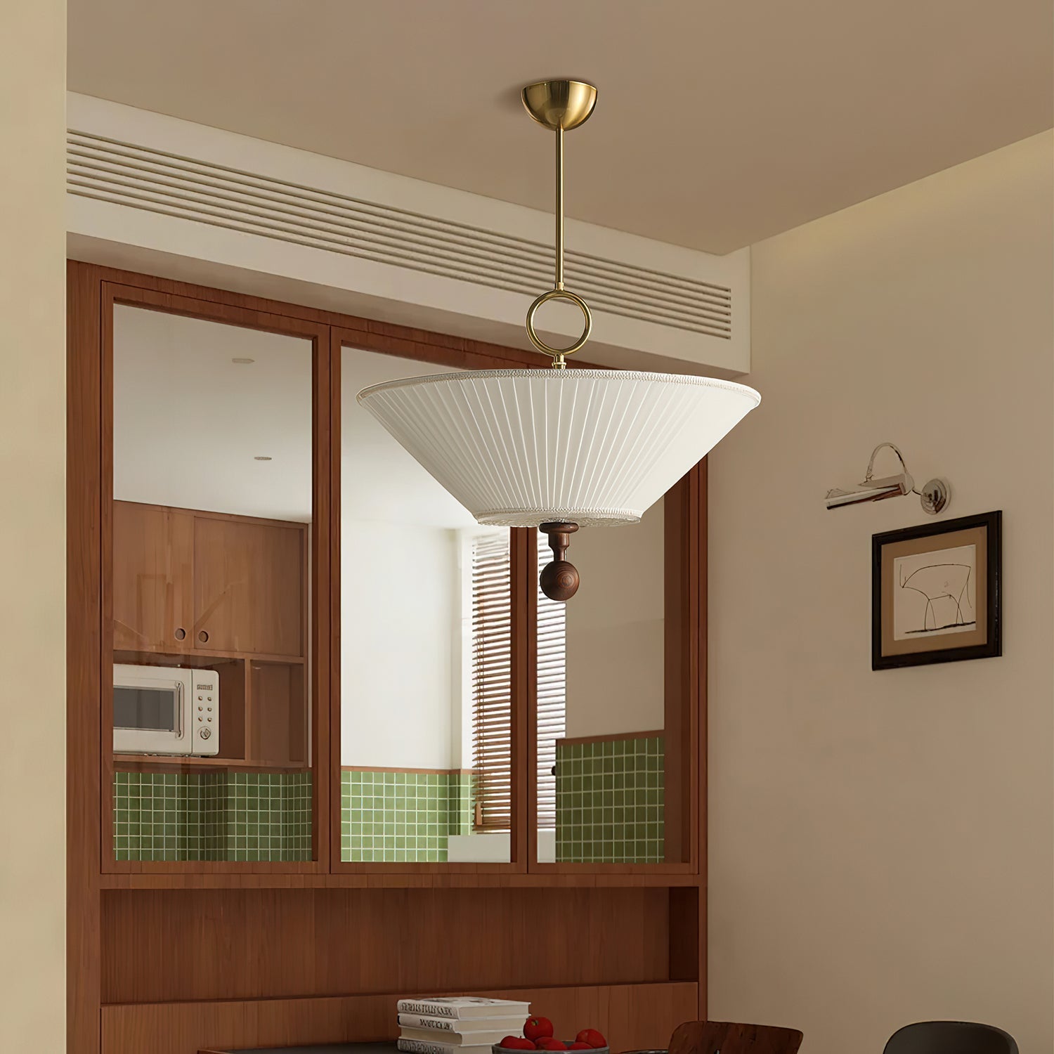 Solaria Suspension Élégante Plissée