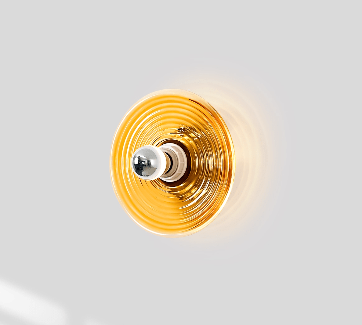 Solaris Nodo Verre Métal Applique Murale Lampe