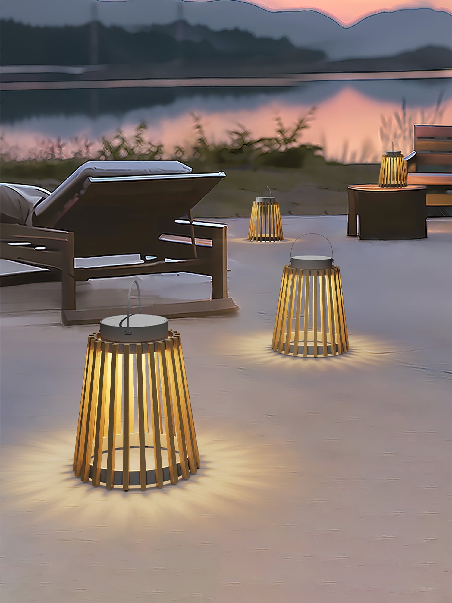 Solene Solar Outdoor Lantern Lamp - Vakkerlight