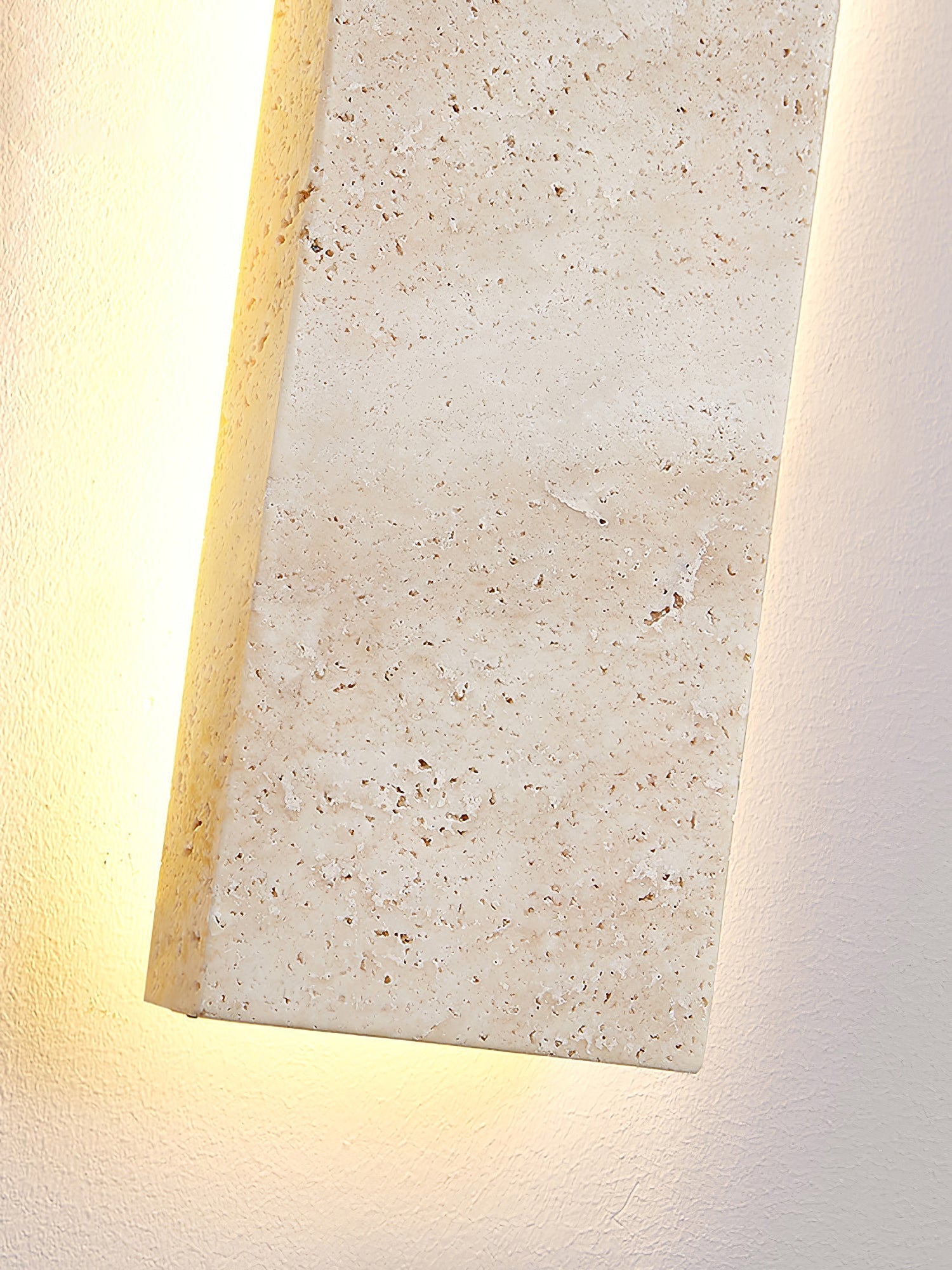 Olnorir Slim Rectangle Travertine Wall Light - Letslighting