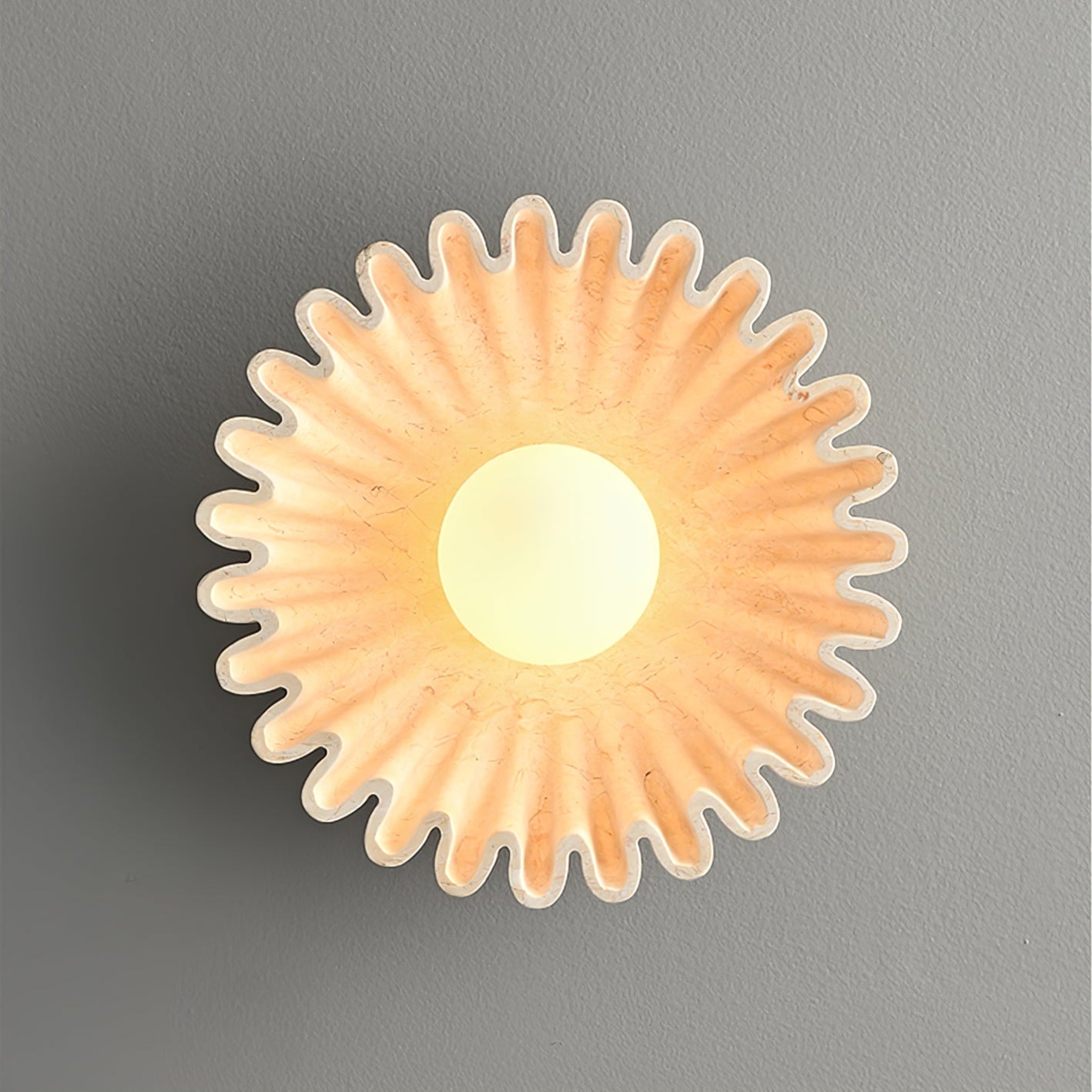 Sunray Rustic Glass Wall Lamp - Blowlighting