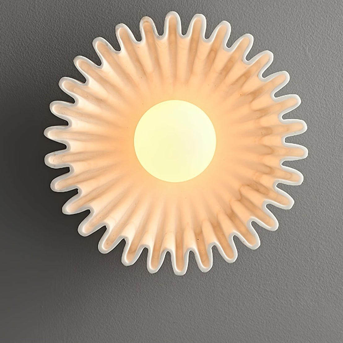 Sunray Rustic Glass Wall Lamp - Blowlighting
