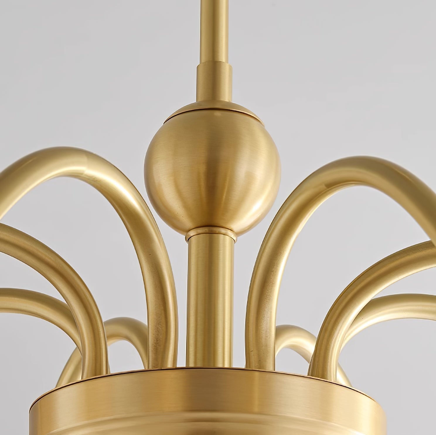 Havana Chandelier Brass and Glass - Letslighting