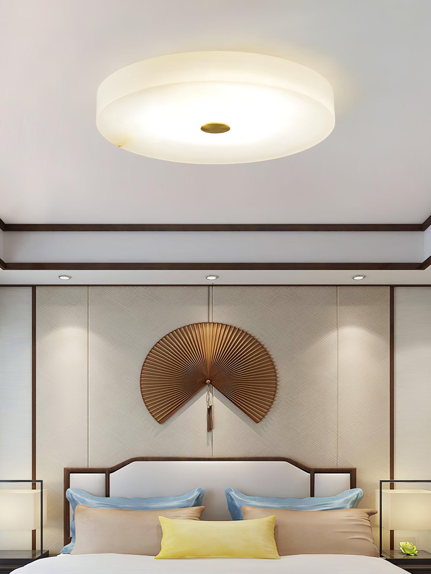 Olaean Alabaster Ceiling Light - Letslighting