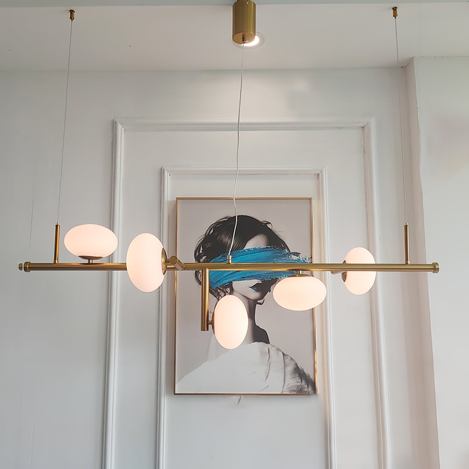 Balance Modern Glass Chandelier - Blowlighting