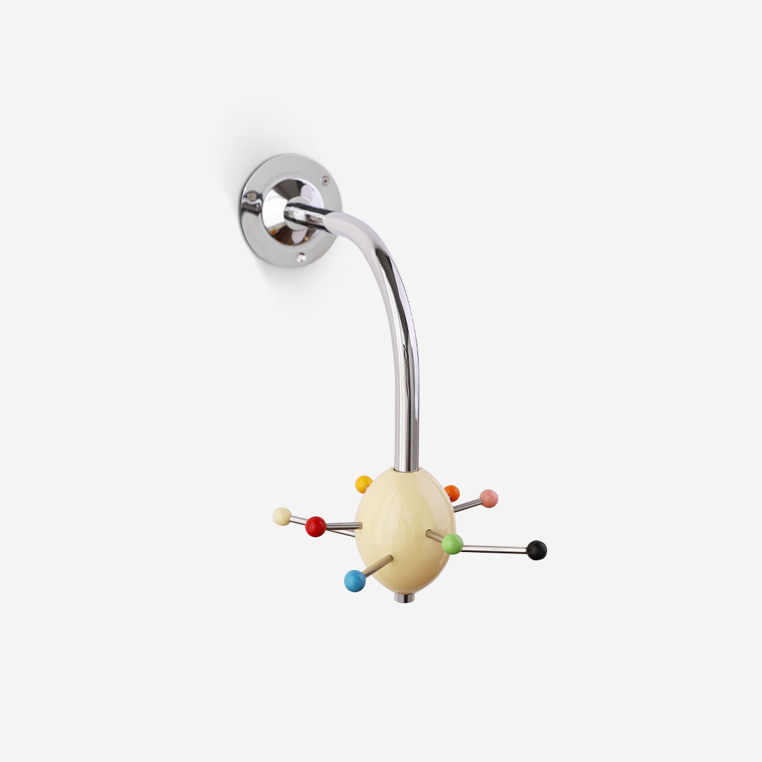 Sputnik Wall Coat Rack Colorful Hooks Modern Hallway - Letslighting