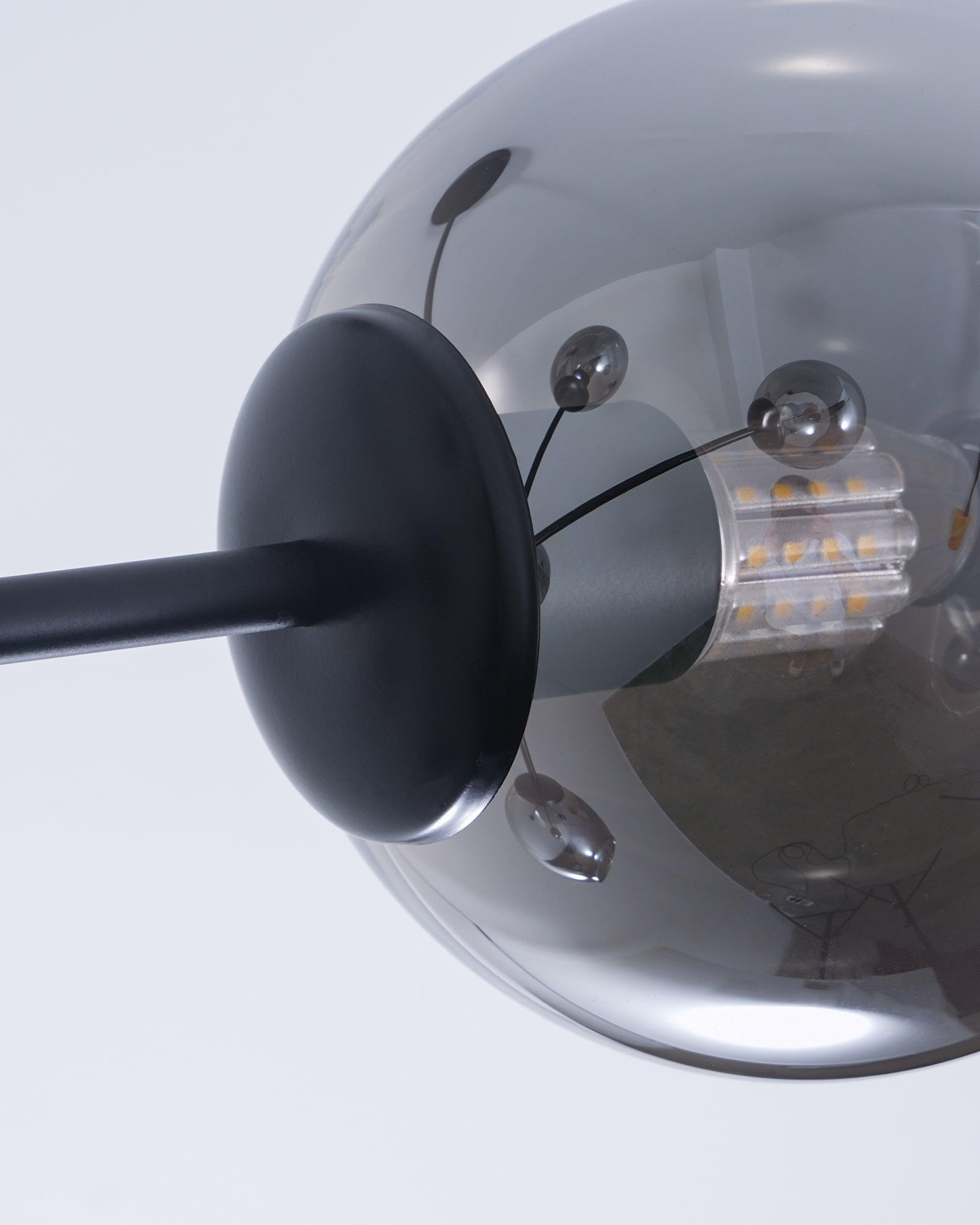 Solara Chandelier Staggered Glass 6-Light - Letslighting