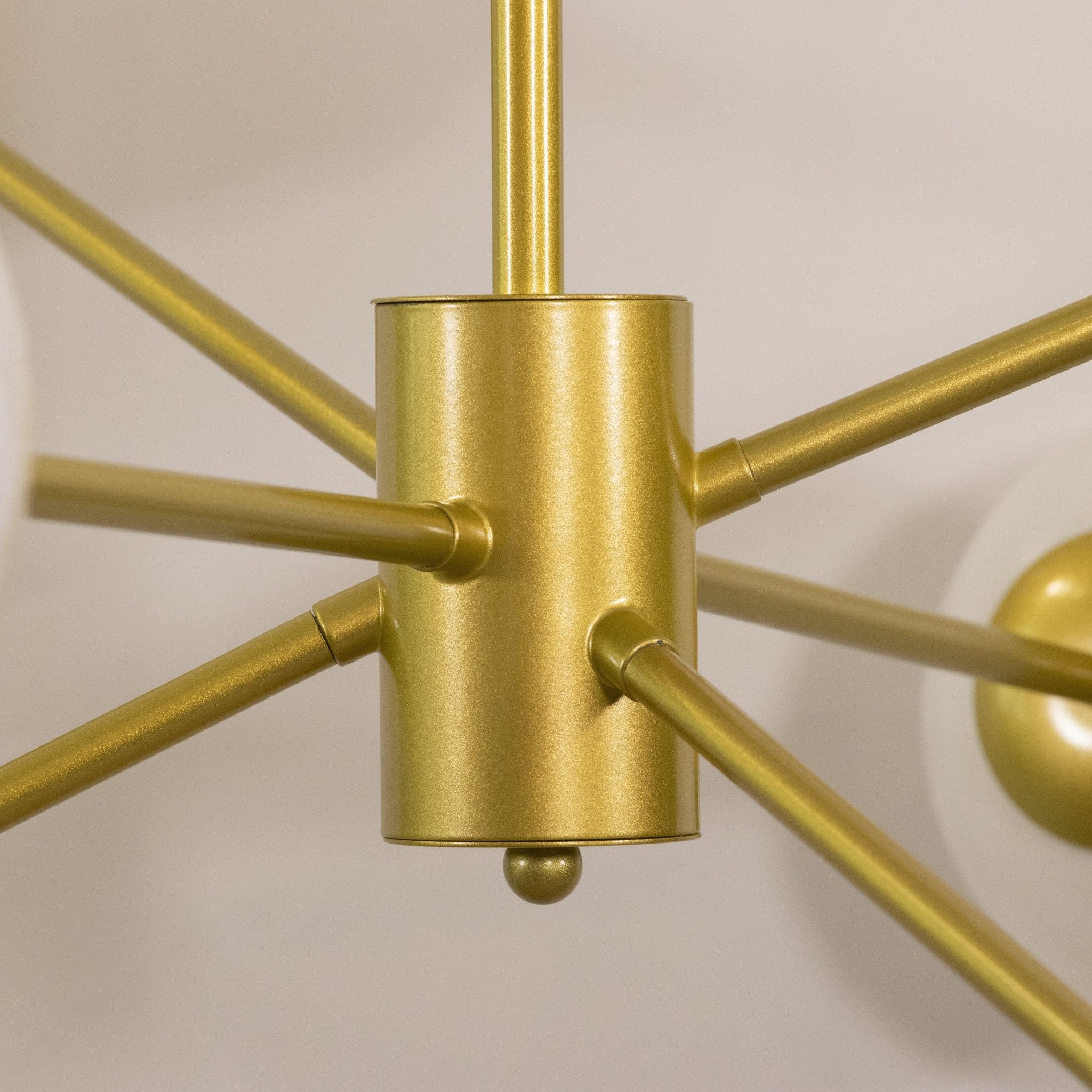 Solara Chandelier Staggered Glass 6-Light - Letslighting