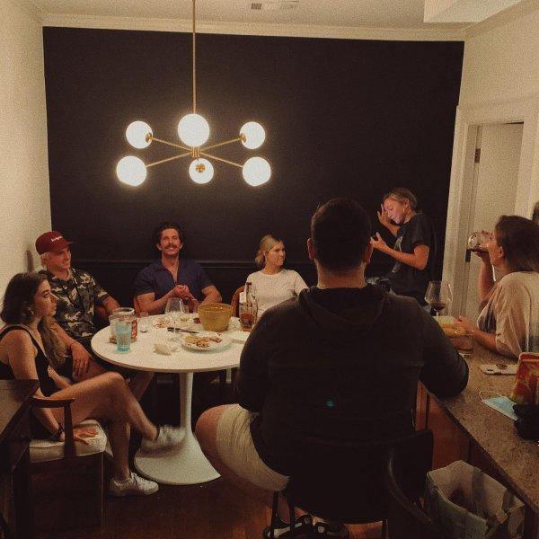 Solara Chandelier Staggered Glass 6-Light - Letslighting