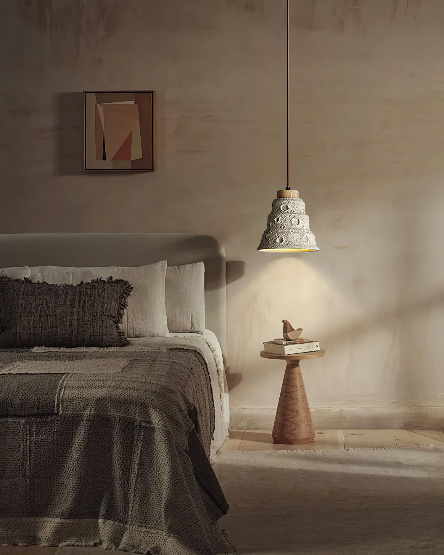 Stone Bell Pendant Light - Blowlighting