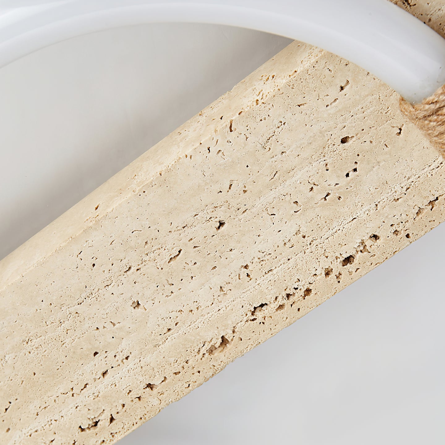 Elmaryra Ringed Travertine Wall Light - Letslighting