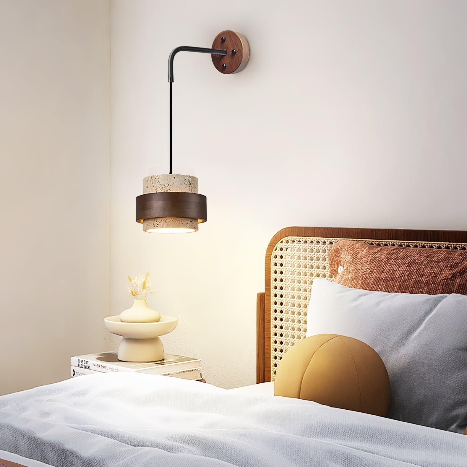 Alva Travertine Wall Light - Blowlighting