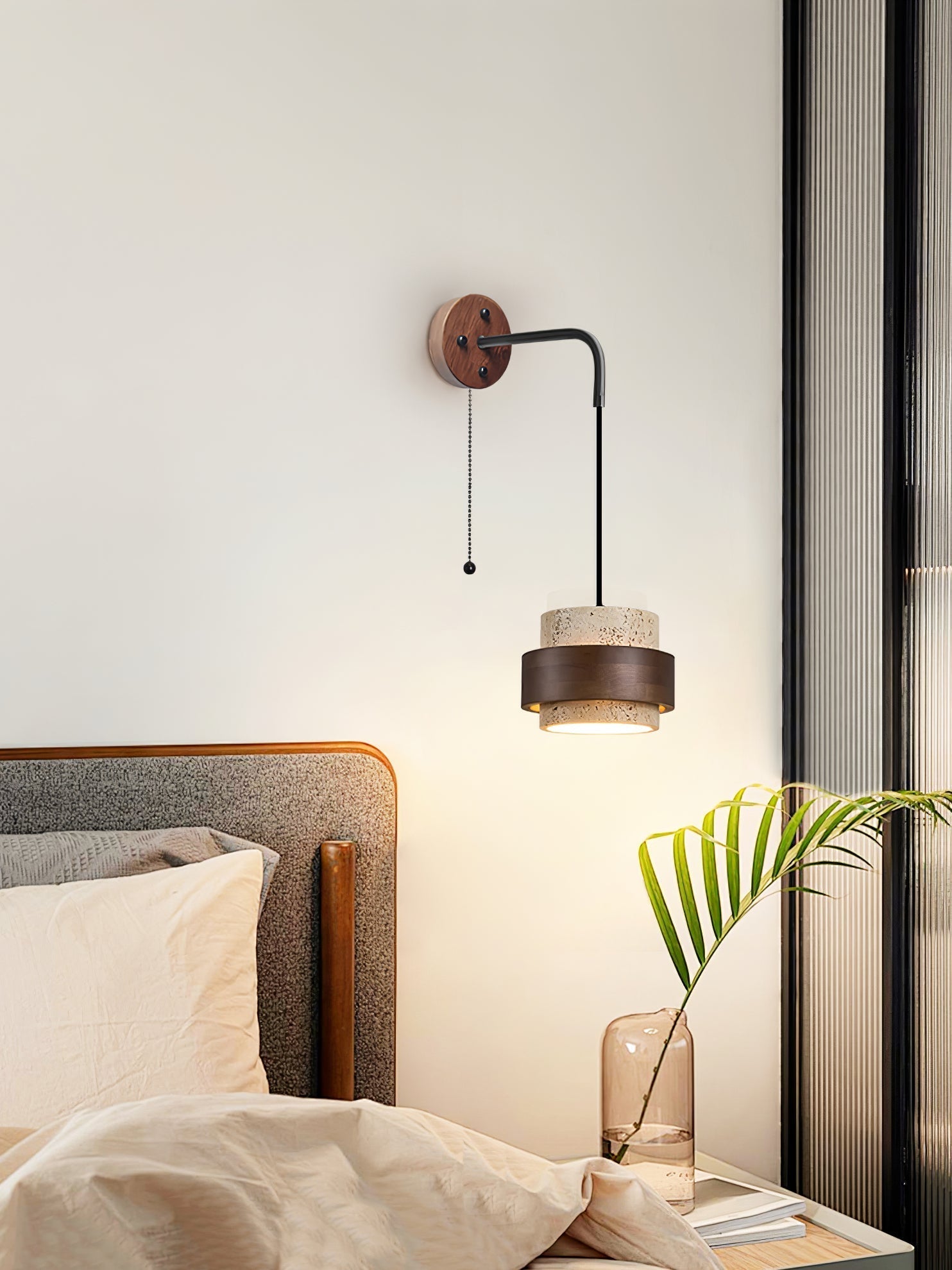 Alva Travertine Wall Light - Blowlighting