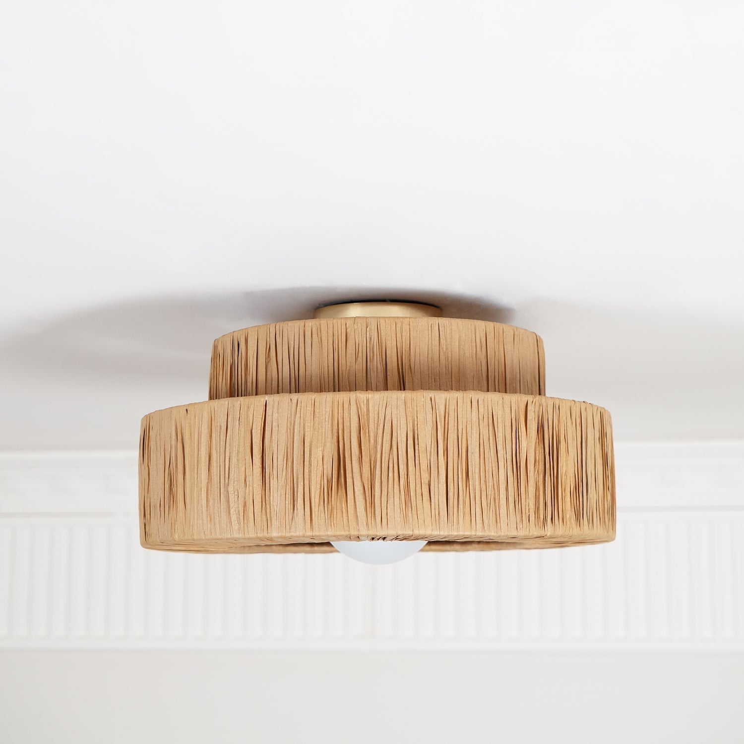 Straw Art Ceiling Lamp - Blowlighting