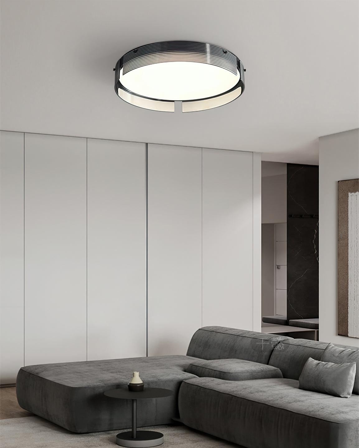 Stripe Ceiling Lamp Modern Brass Sleek Lines - Letslighting