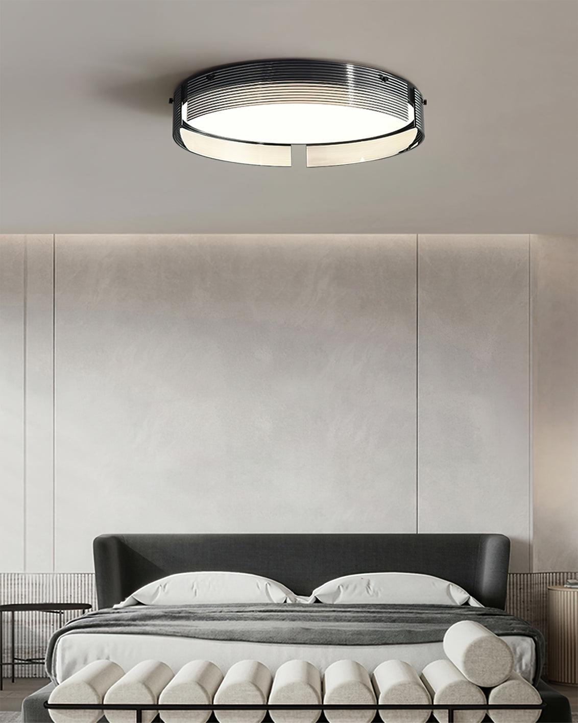 Stripe Ceiling Lamp Modern Brass Sleek Lines - Letslighting