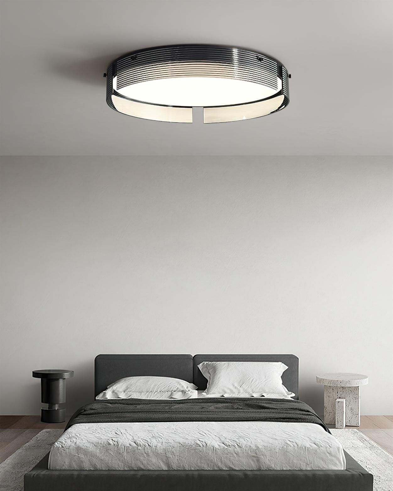 Stripe Ceiling Lamp Modern Brass Sleek Lines - Letslighting