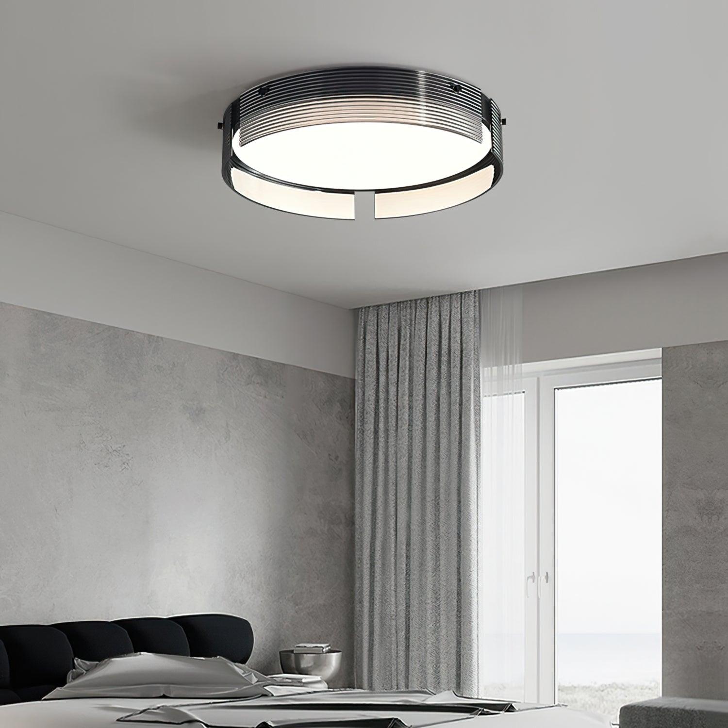 Stripe Ceiling Lamp Modern Brass Sleek Lines - Letslighting