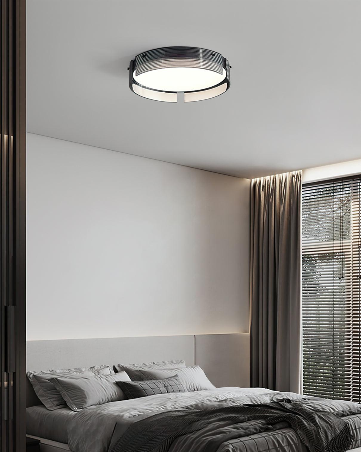Stripe Ceiling Lamp Modern Brass Sleek Lines - Letslighting