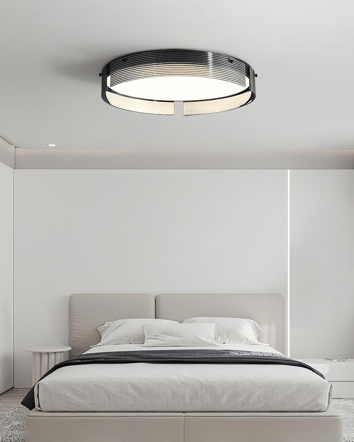 Stripe Ceiling Lamp Modern Brass Sleek Lines - Letslighting