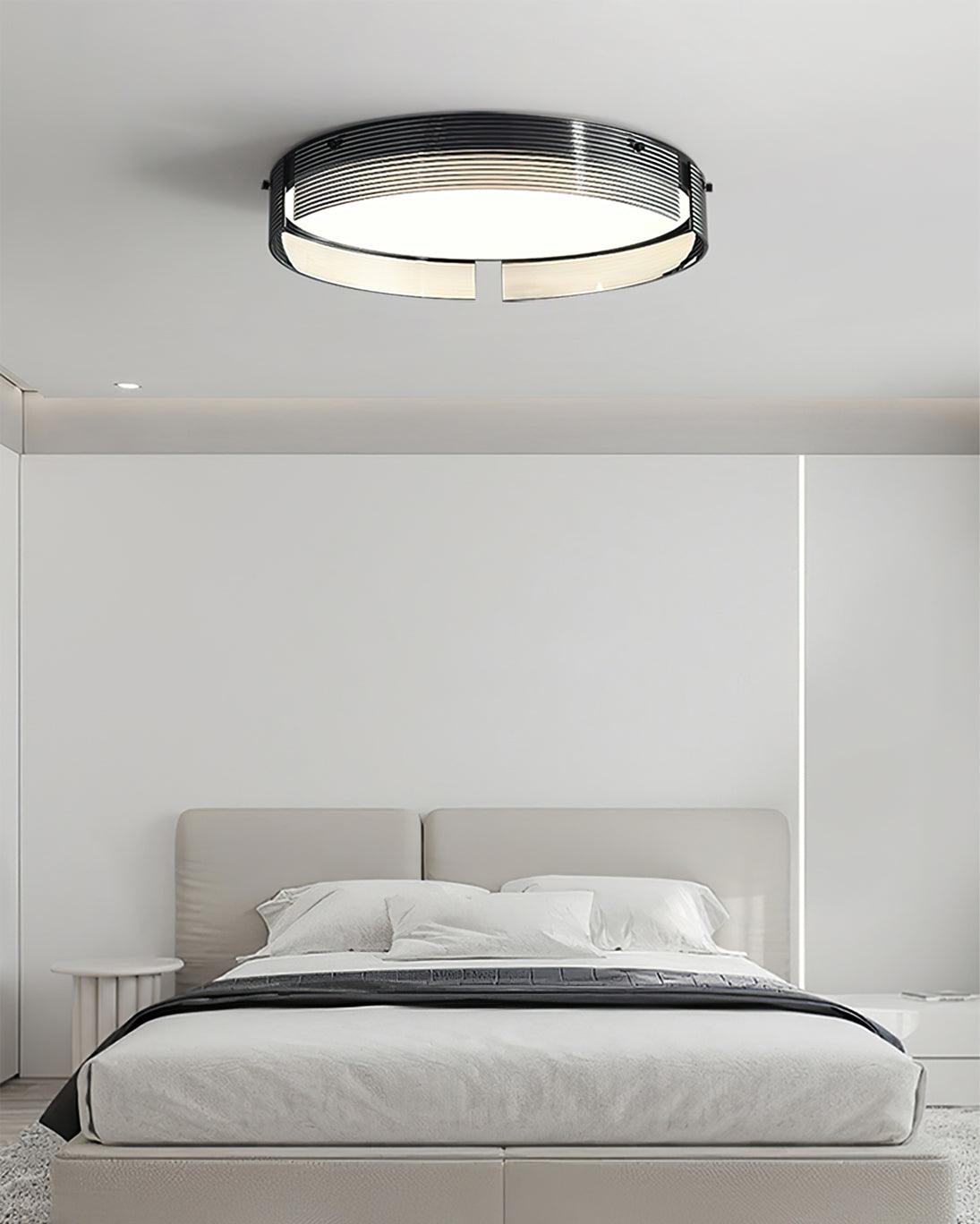 Stripe Ceiling Lamp Modern Brass Sleek Lines - Letslighting