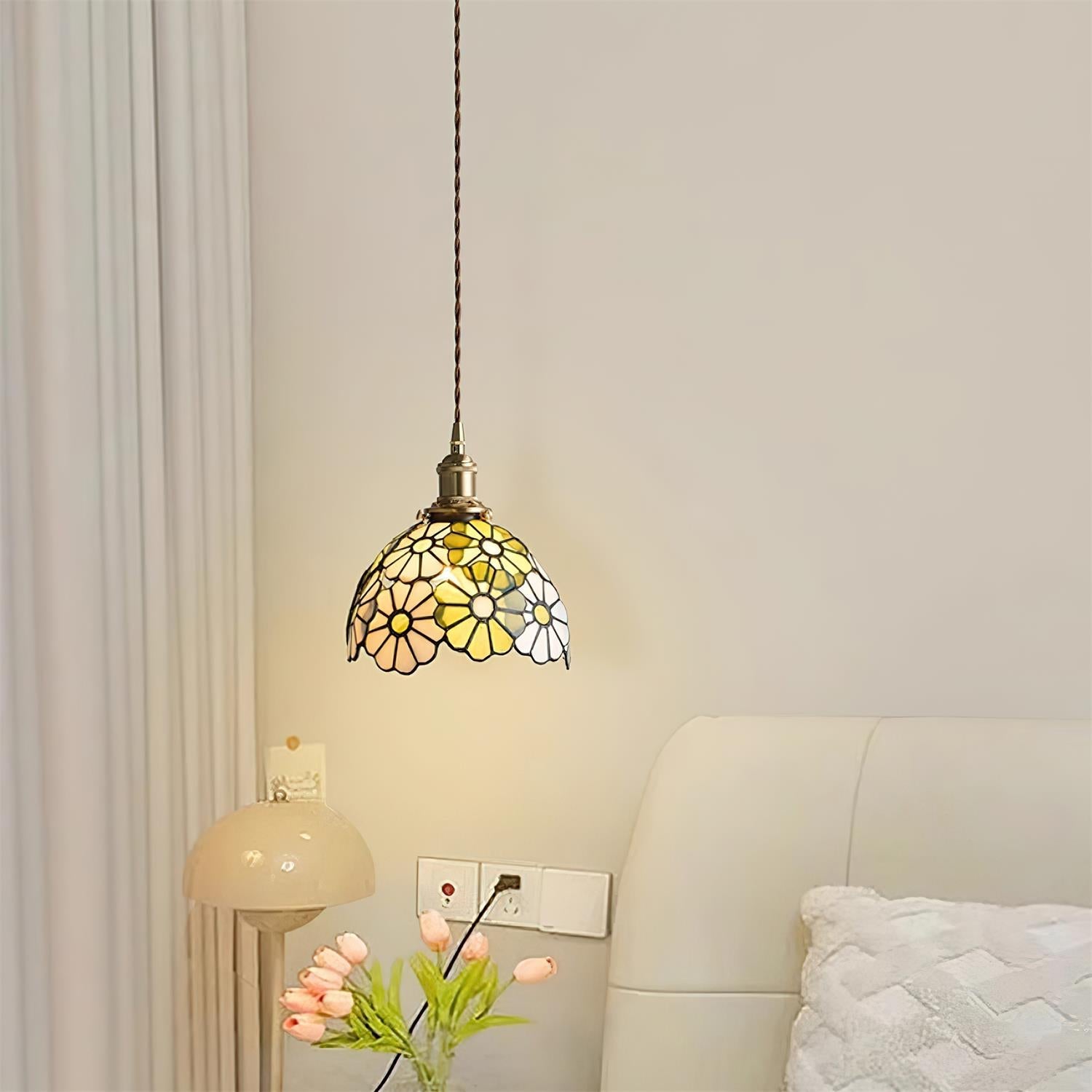 Suka Floral Mosaic Pendant Lamp - Letslighting