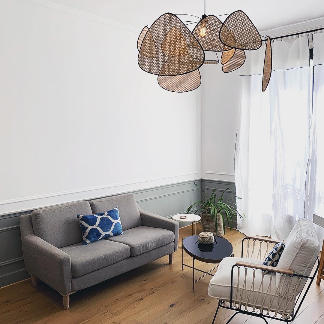 Screen Cannage Pendant Swag Light - Blowlighting