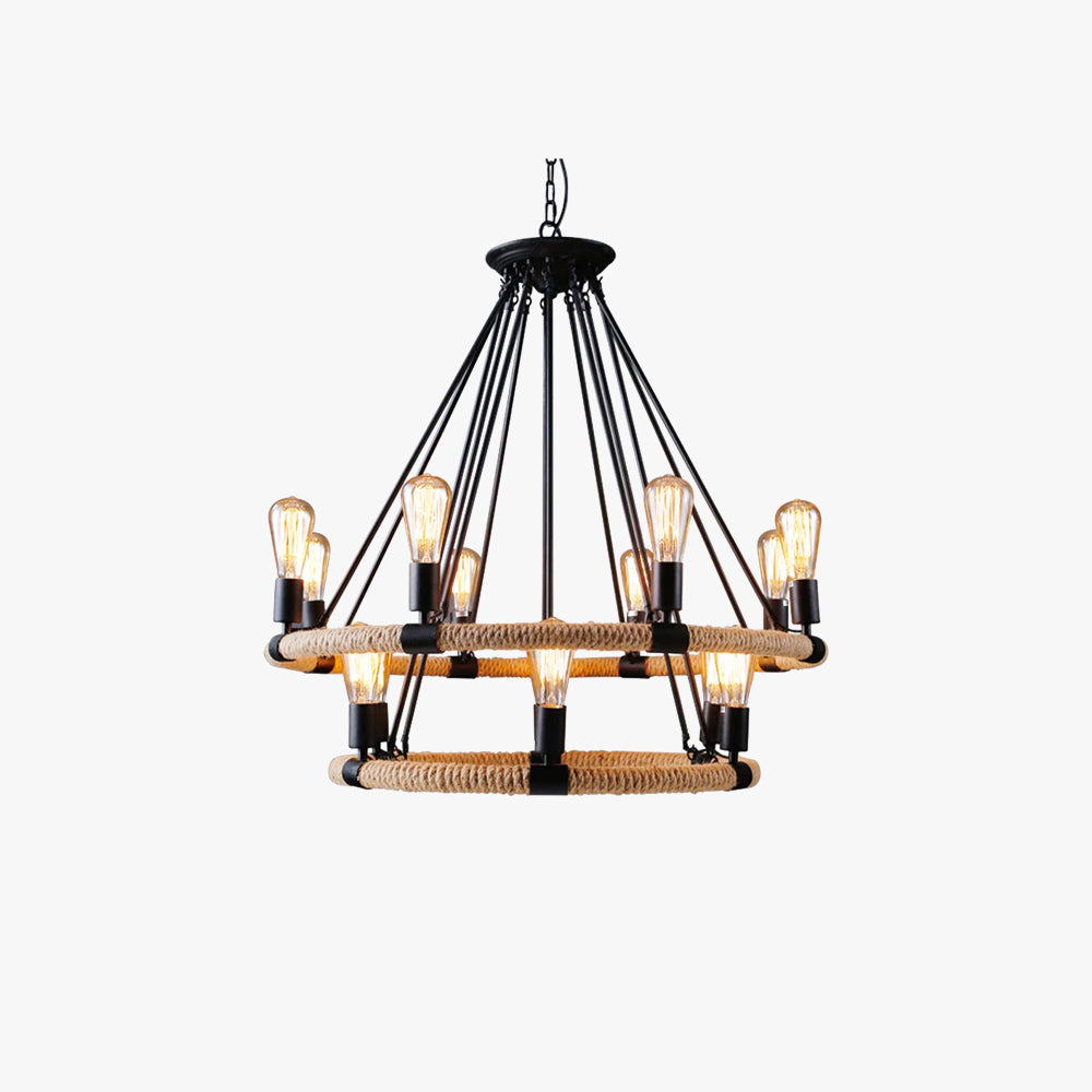 Epoch Design Suspension LED Métal Noir Salle à Manger/Salon