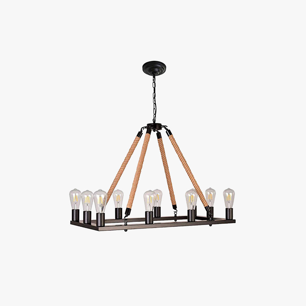 Epoch Design LED Vintage Industrielle Lampe Suspension En Métal Restaurant Bar
