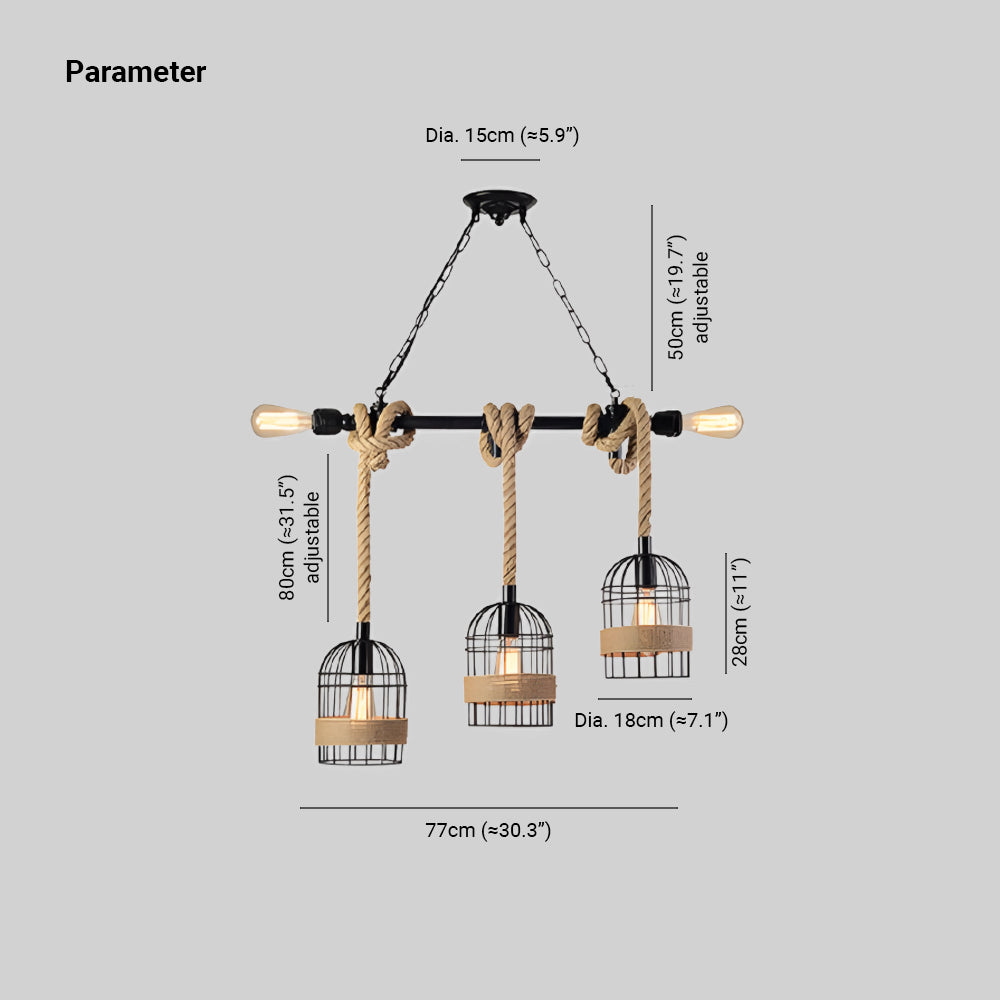Epoch Suspension LED Rétro en Métal Noir Pour Café/Bar/Salle à Manger