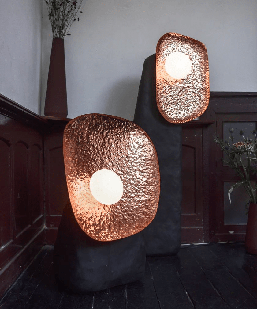 TC Lampadaire Moderne en Verre