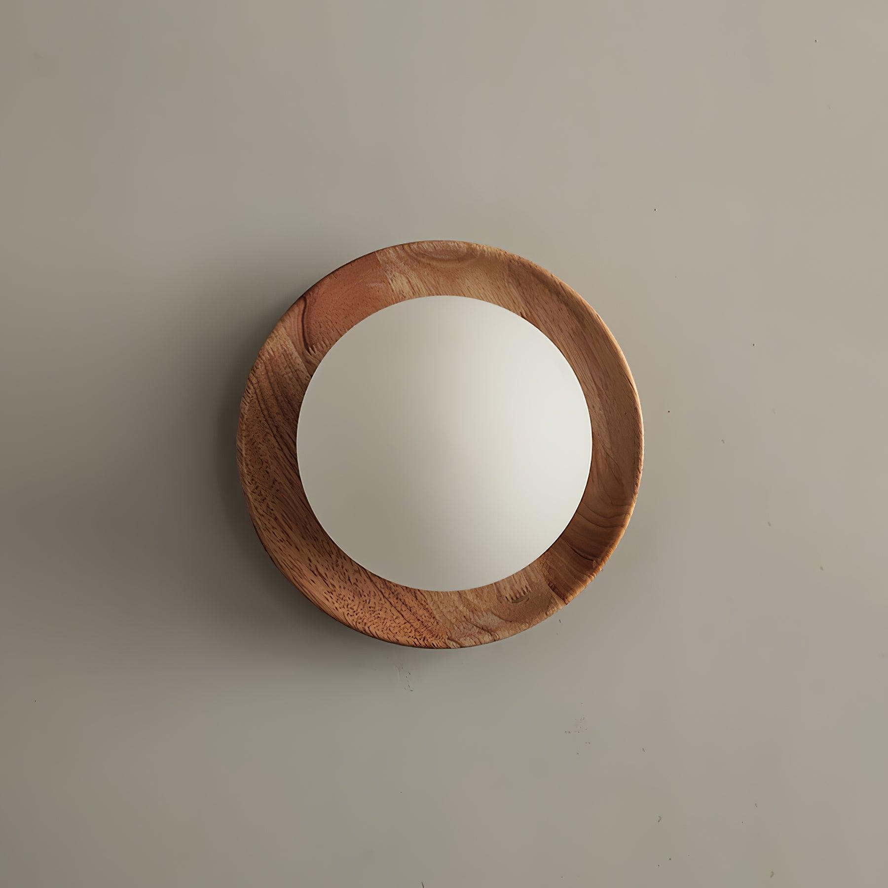 Wall Lamp Body with Wood Rim Minimalist Style - Letslighting