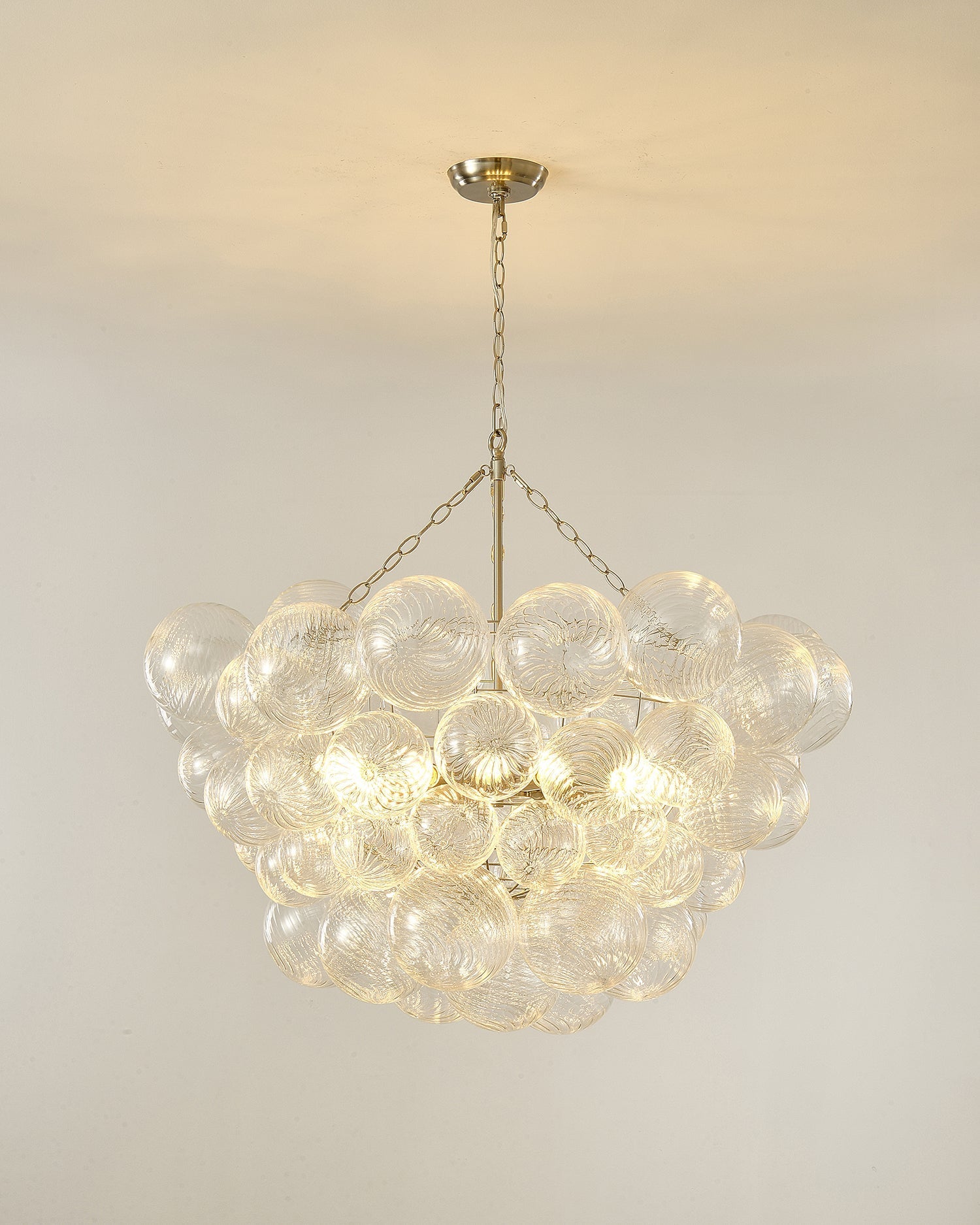 Talia Chandelier Glass Sphere Cascade - Letslighting