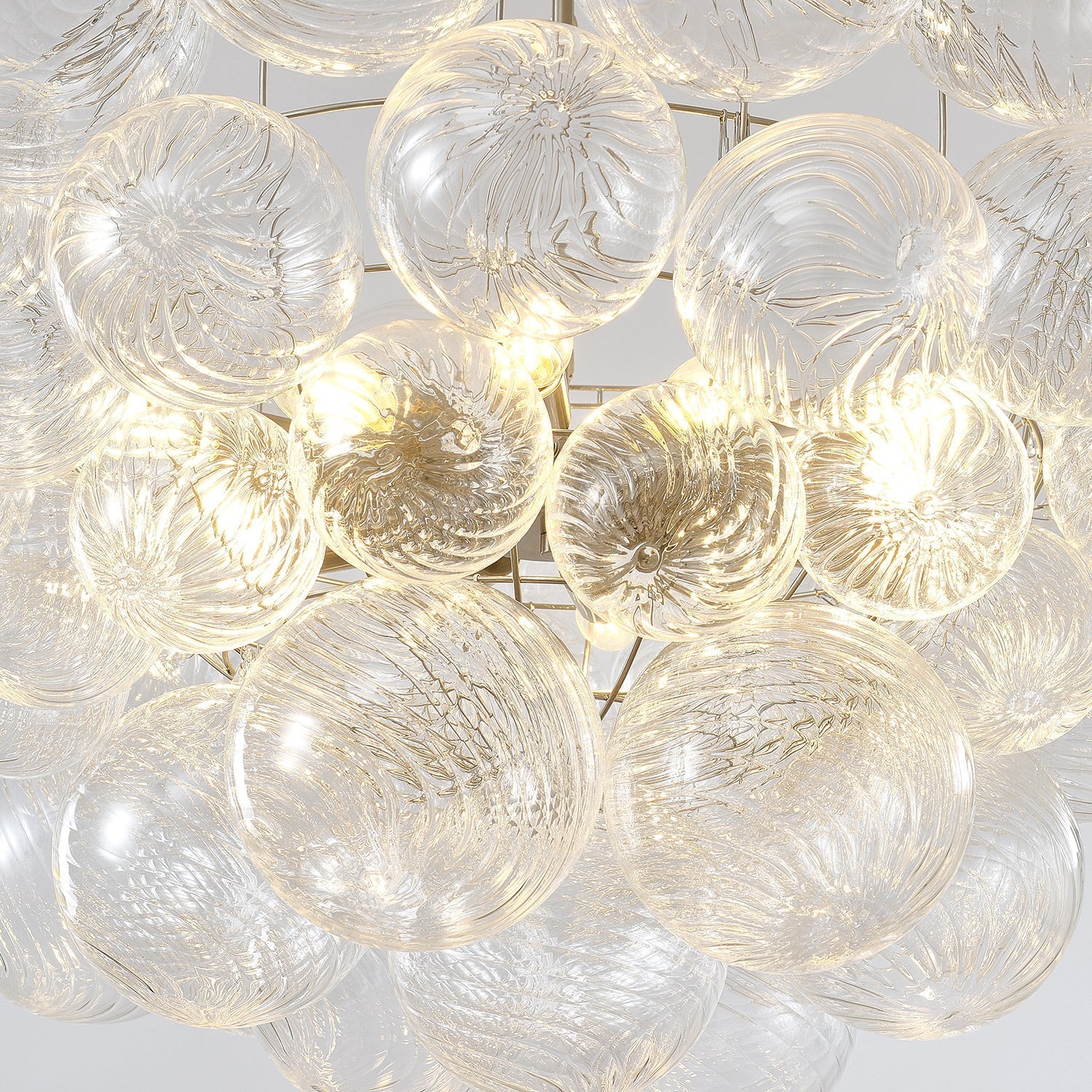 Talia Chandelier Glass Sphere Cascade - Letslighting